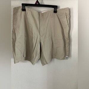 George Men's Flat Front Khaki Shorts
